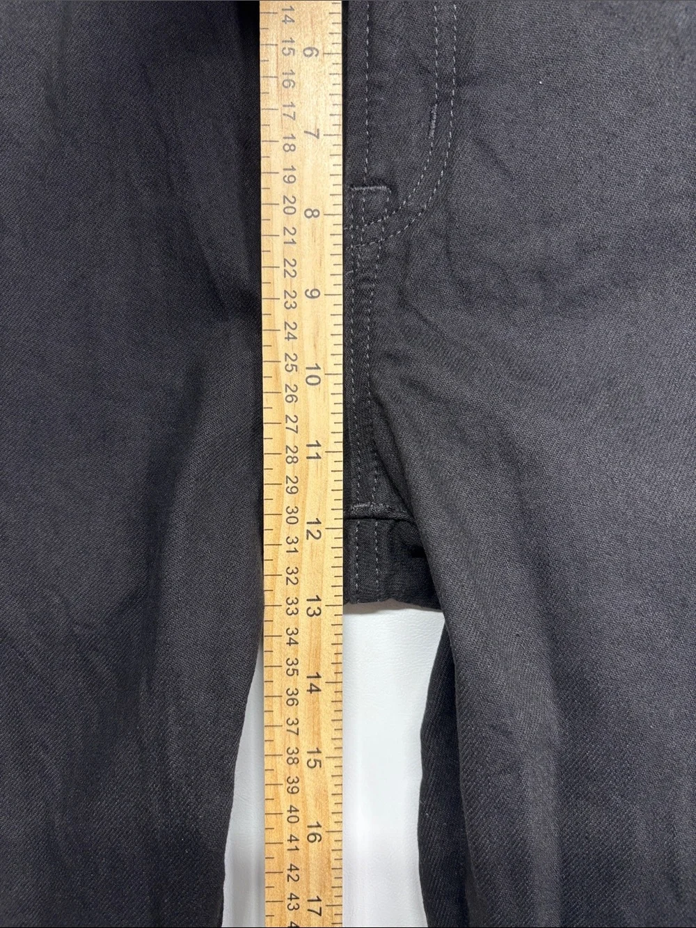 ✨GAP Denim 70s Flare Jeans Black Retro Wide Leg Women’s Jeans Black Size 10/30R - Picture 13 of 15